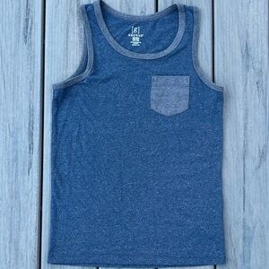 George; Navy/Denim; Classic Tank Top; Grey Trim&Front Pocket; Minor/No Wear; XS